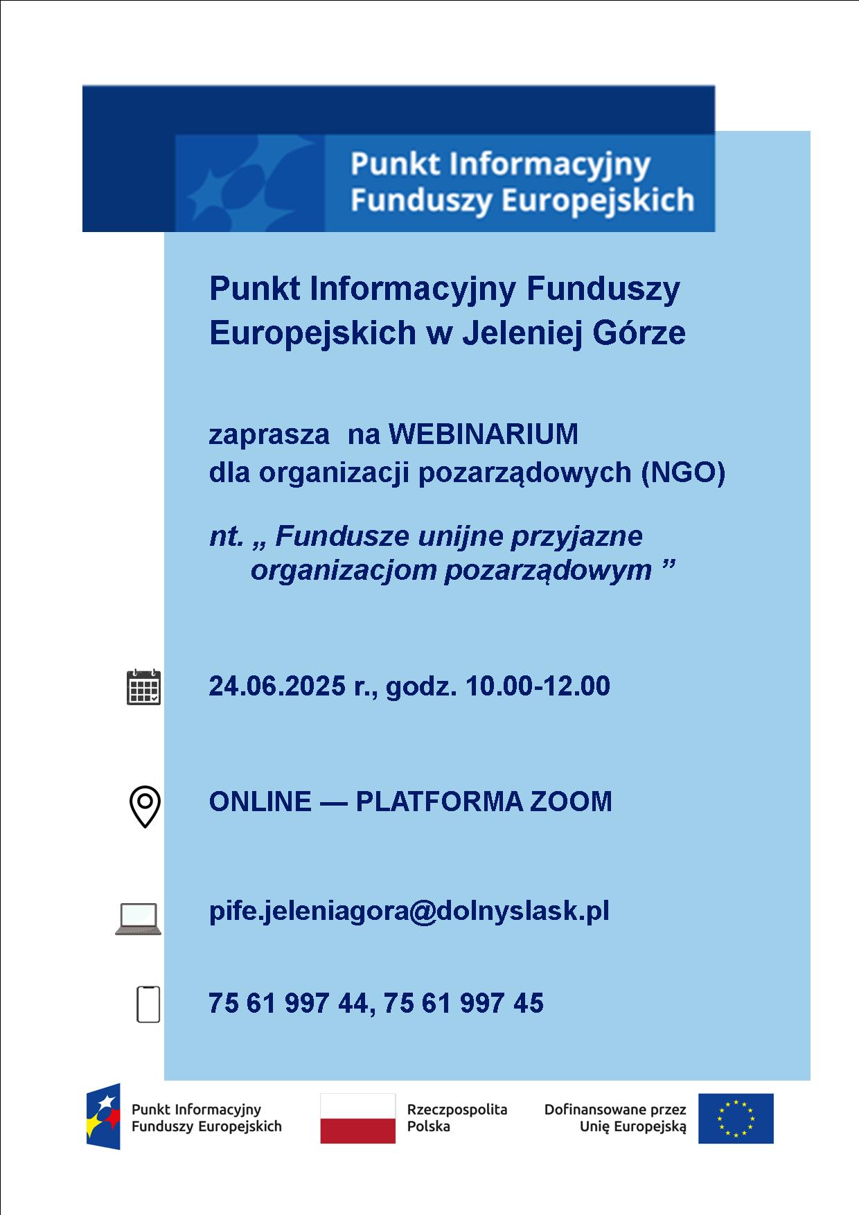 2025.06.24 WEBINARIUM DLA NGO Plakat