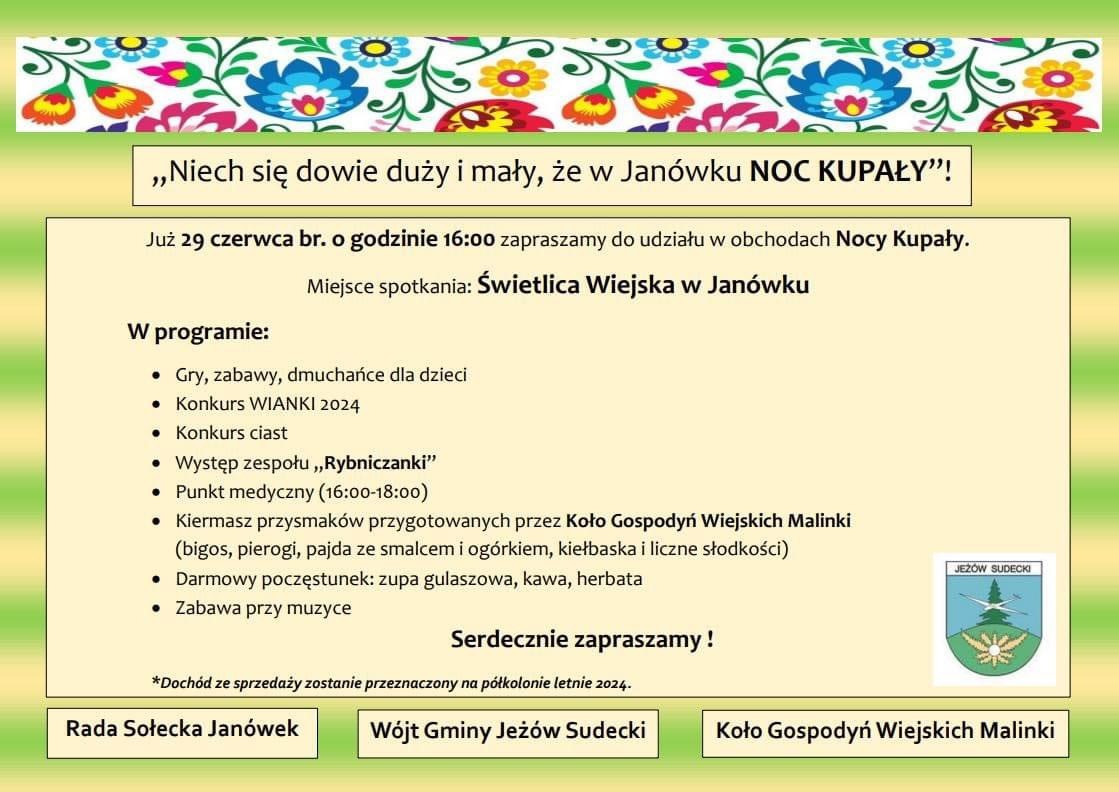 Noc Kupały 29.06.2024 Janówek