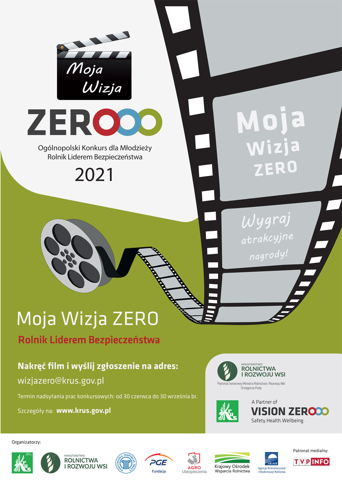 Plakat konkurs Moja Wizja Zero druk 11