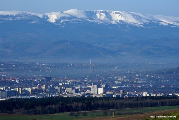 Jelenia Gora widok z Lysej Gory